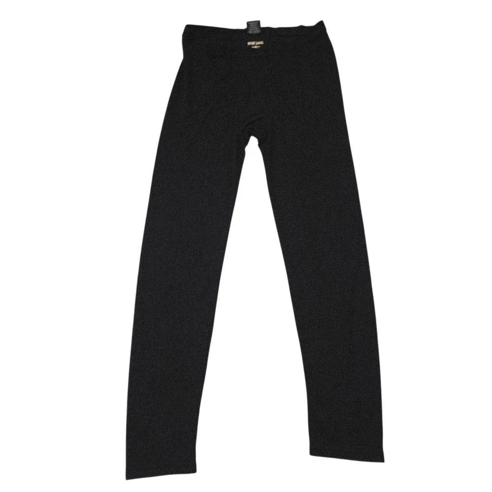 Omni‎ Wool Mens L Black Thermal Long Underwear Bottoms Base Layer Pants